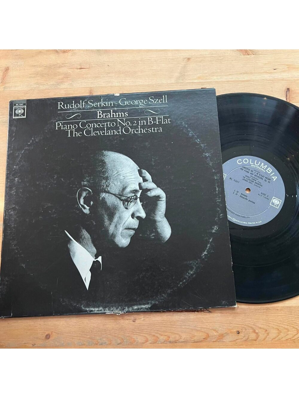 Various - Brahms' Piano Concerto No. 2 in B-Flat. 33rpm VG+ VR20